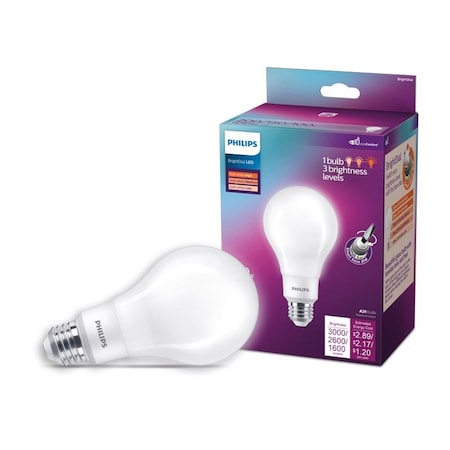 Philips Philips A21 E26 (Medium) LED Bulb Soft White 100 Watt Equivalence 1 pk 576363